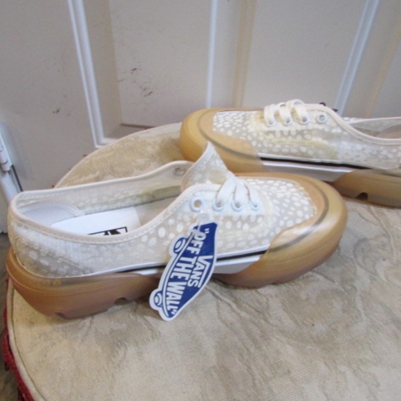 new VANS MESH DX MODULAR "Swap it" DOTS White Sz M 7.5/Women 9 - Picture 11 of 15